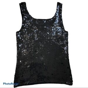 $5 SALE INC. International Concepts Petite Sequins Tank